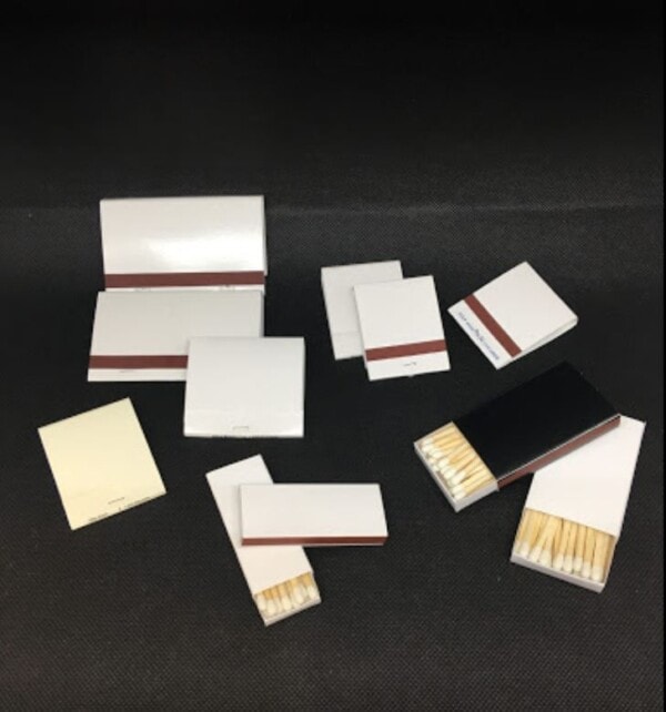 2500 Plain white cover wooden match boxes matches